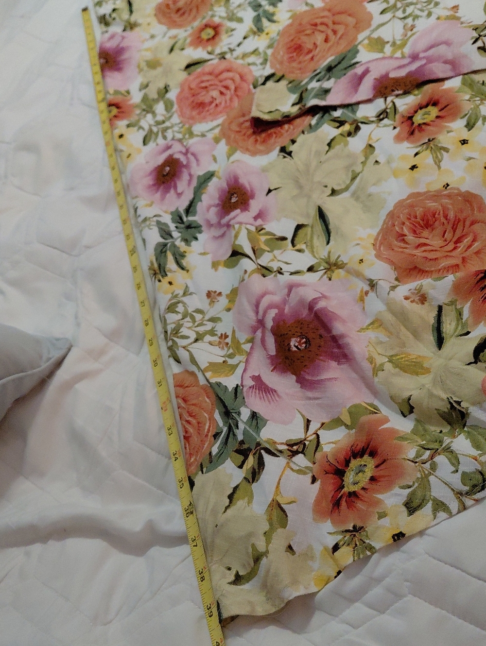 Floral Sleeveless Fitted 2 Piece Maxi Dress - Pink & Peach Green Flowers - Picture 10 of 16